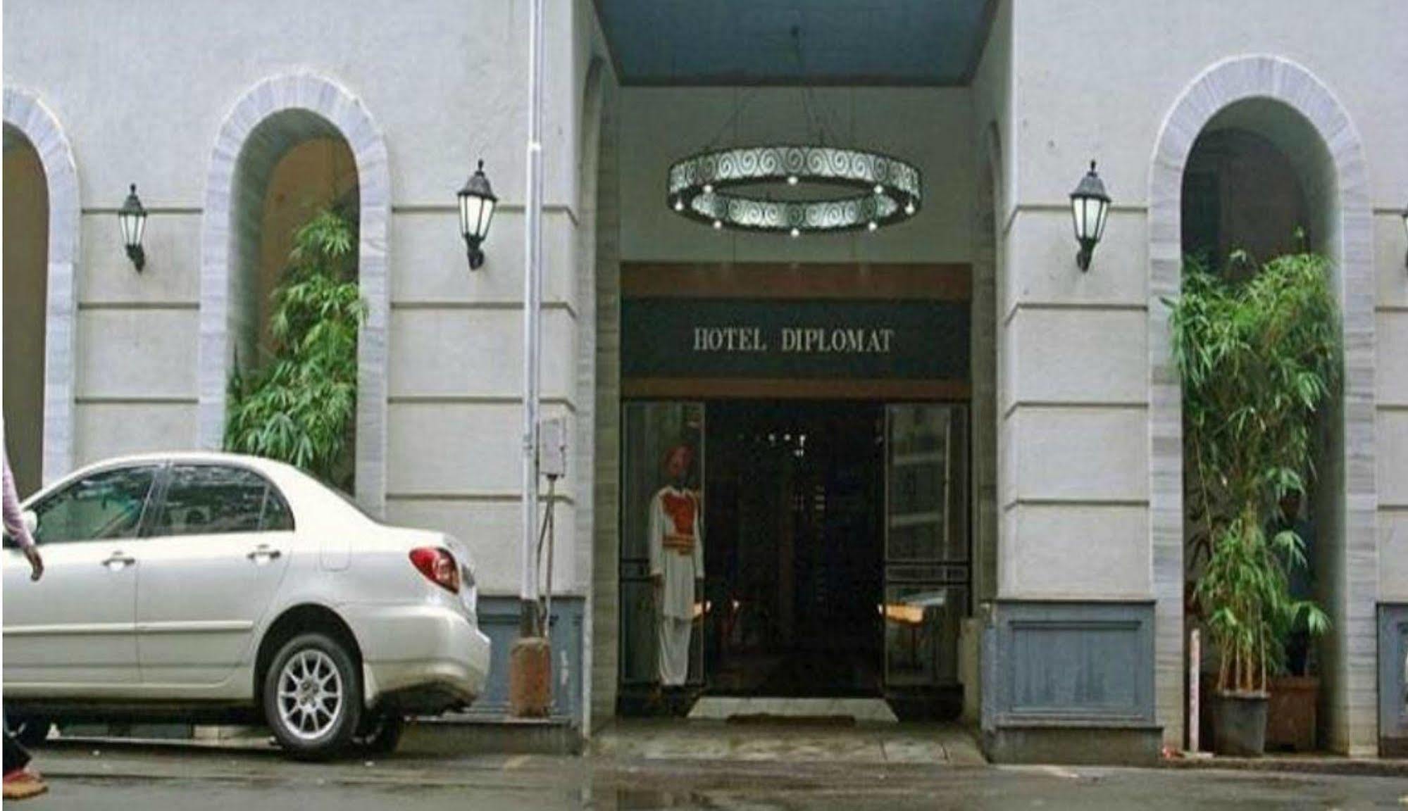 Hotel Diplomat, Colaba Bombay Exterior foto
